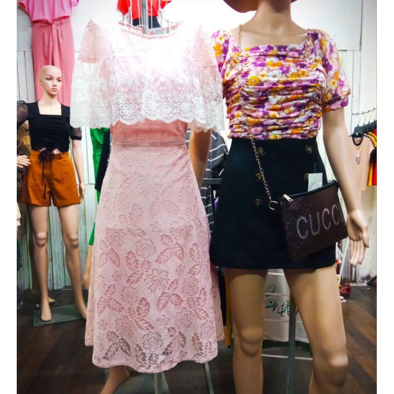 Đầm ren tiểu thư qccc