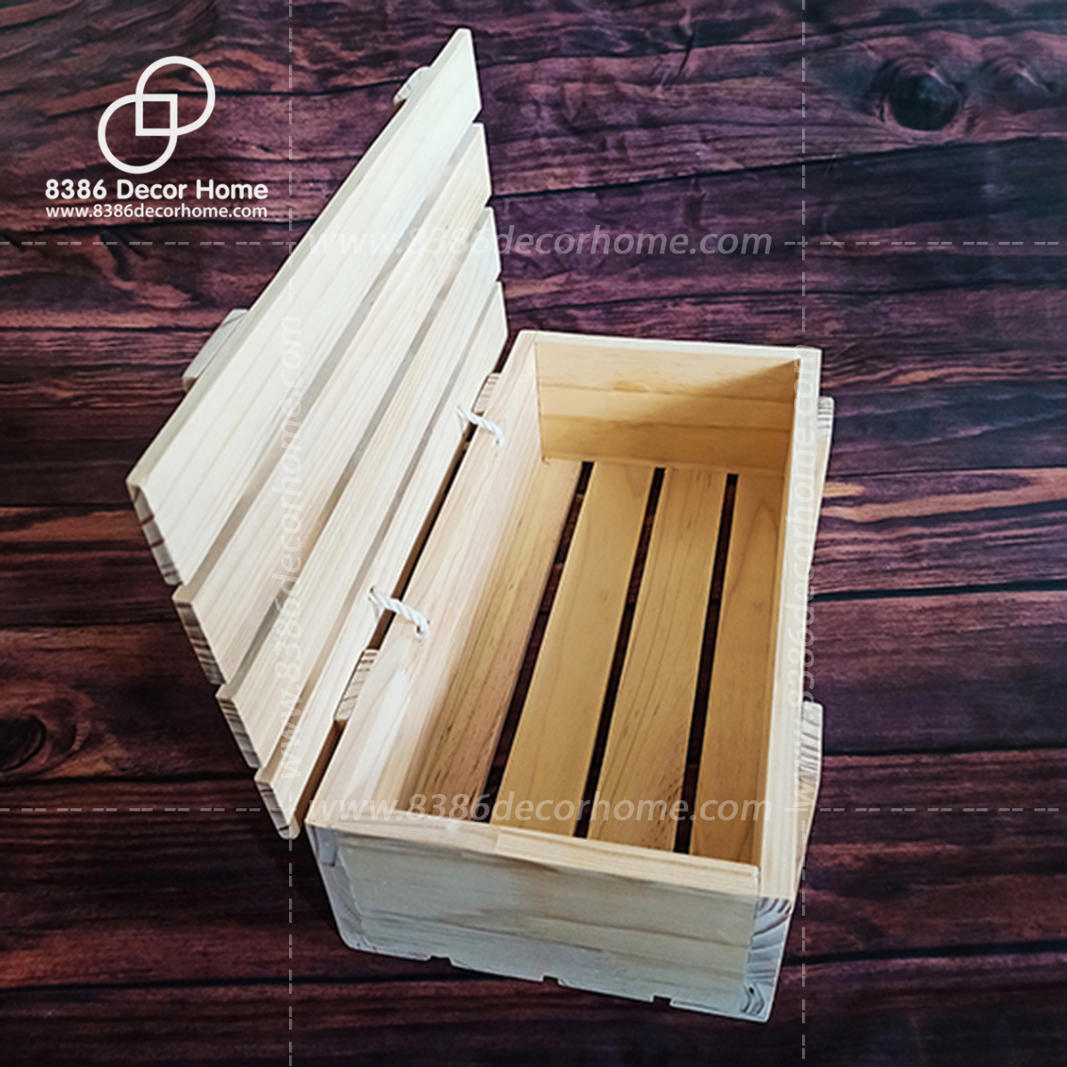 Hộp quà tết, khay gỗ gói quà, Hộp đựng đồ đa năng - Pallet gỗ thông