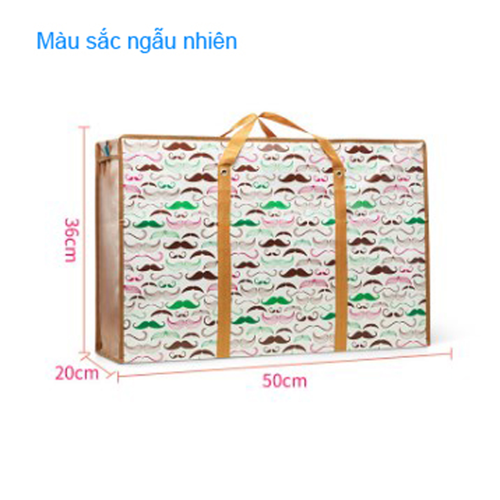 Túi bạt siêu to. Túi Bạt Túi Dứa Túi Đựng Đồ Có Khóa Kéo Túi Vải Bạt Đựng Quần Áo