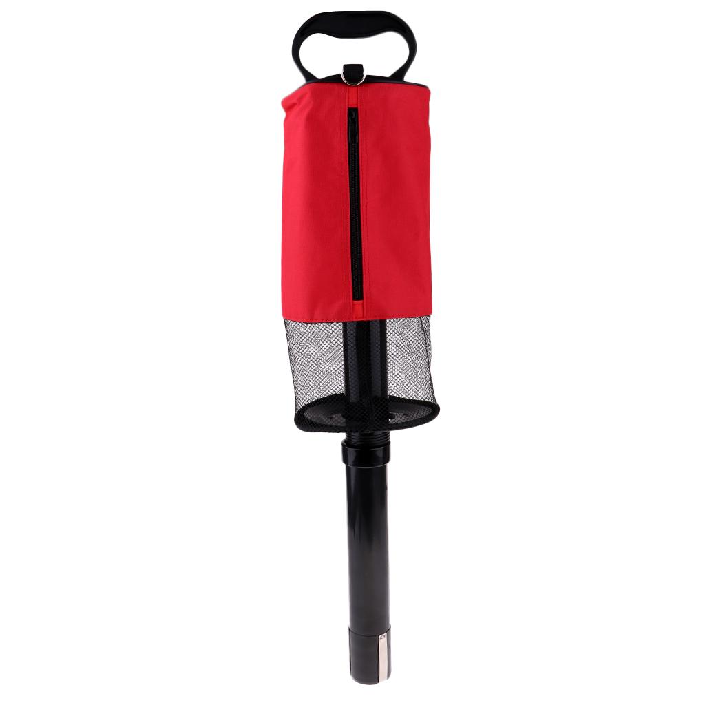 Golf Ball Picker Pick-Up Bag, Portable Practice and Range Golf Ball Retriever Storage