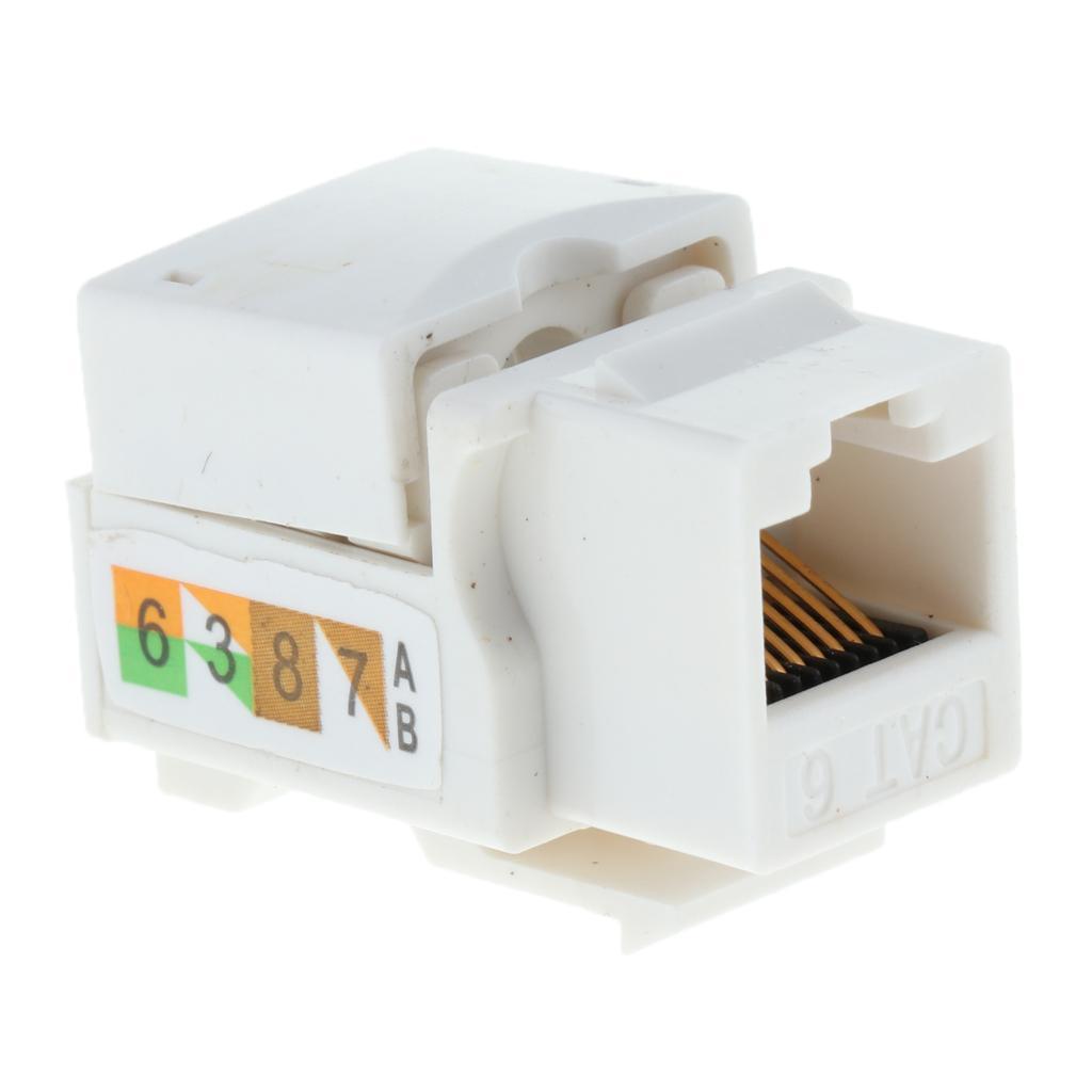 4x10pcs    Jack Module Network Connector  Module-White