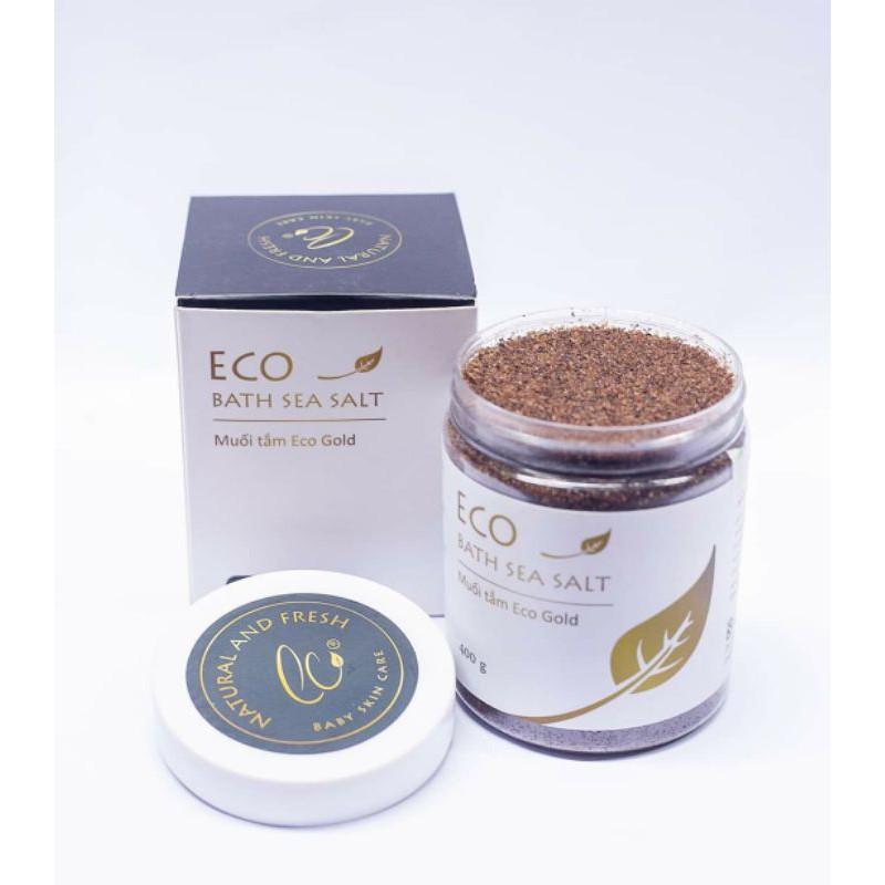 Combo 3 tặng 1 muối tắm bé Sinh Dược Eco Gold 370g dùng cho bé từ sơ sinh giảm nhanh rôm sảy mẩn ngứa hỗ trợ chàm hăm