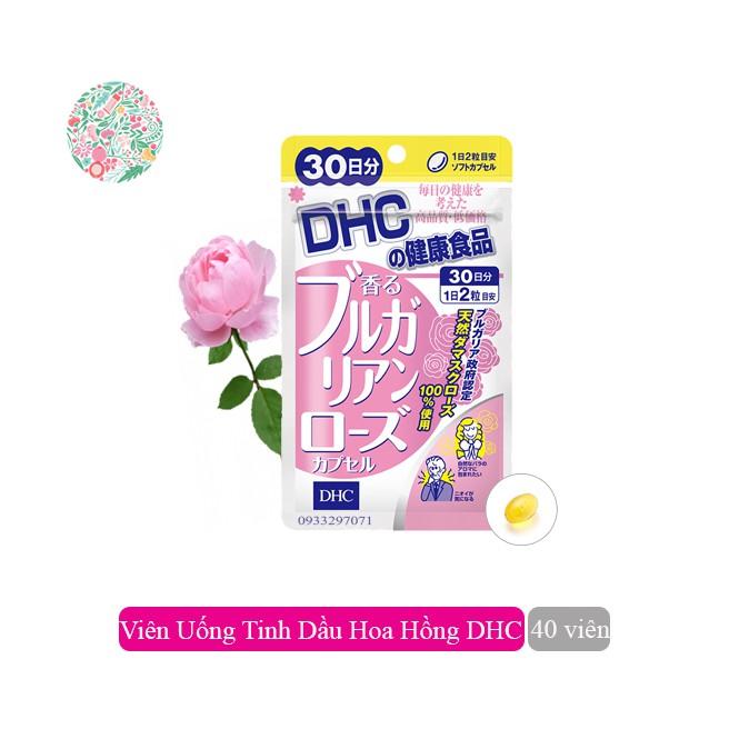 Hình ảnh Viên Uống Hương Hoa Hồng Thơm Cơ Thể DHC Bulgarian Rose Capsule 30 Ngày