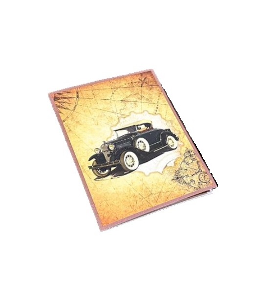 H37 -  Thiệp 3D Xe Hơi Cổ – Vintage Car Pop Up Card Viethands Giftshop