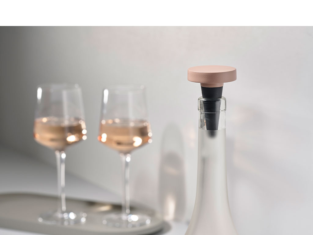 Nắp đậy chai rượu vang Nest, màu hồng da