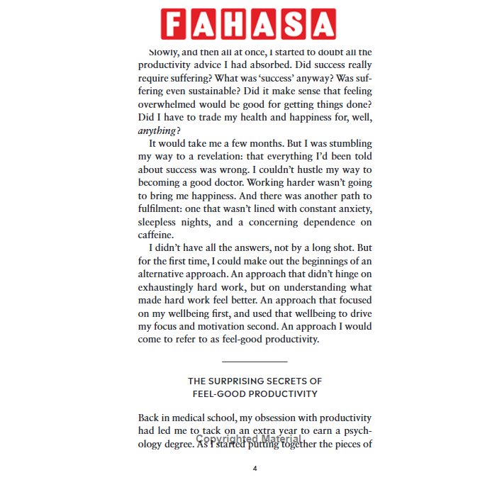 Sách ngoại văn: Feel-good Productivity