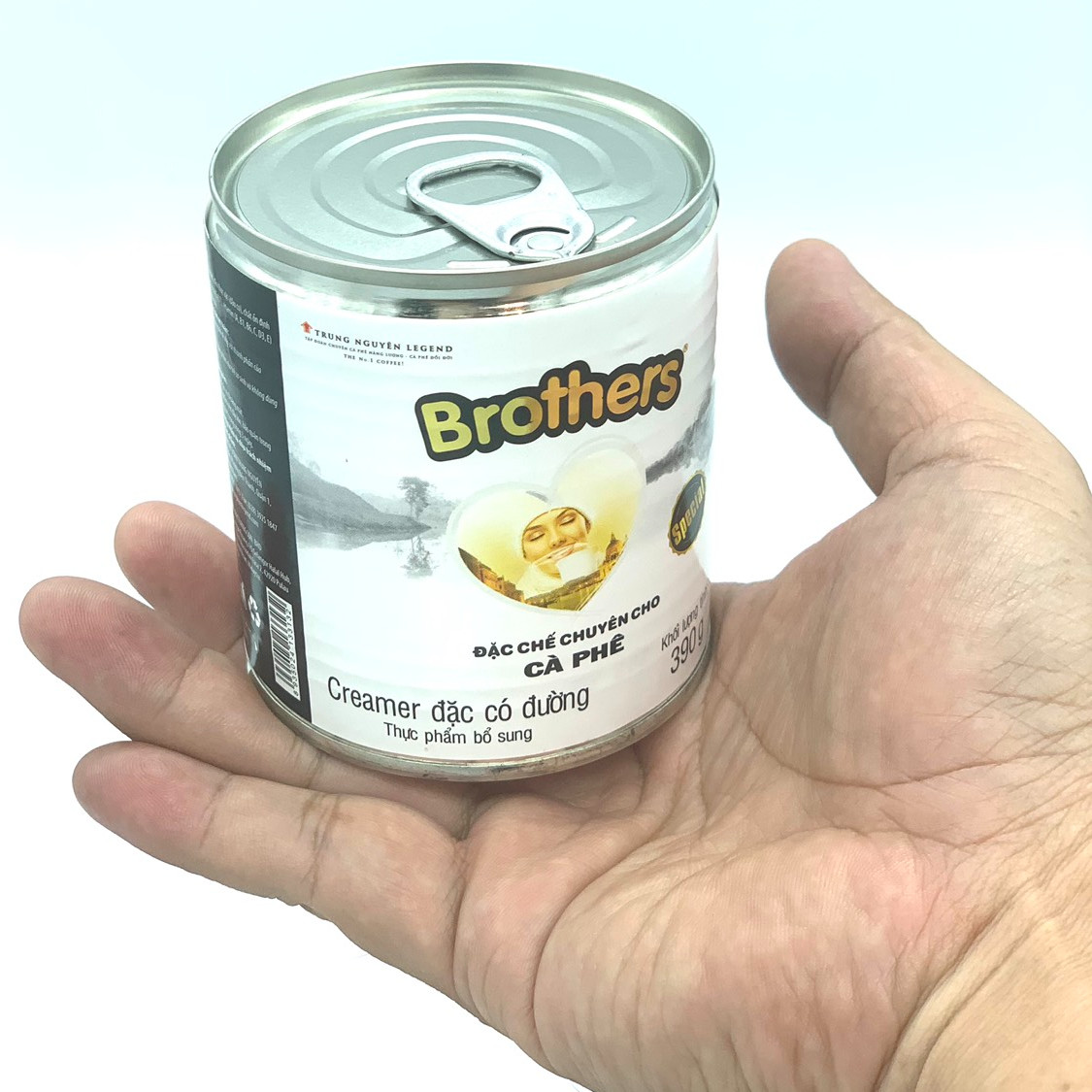 Sữa Đặc Chế Brothers Trung Nguyên - Dành cho Pha Cà Phê( Lon 390gam)