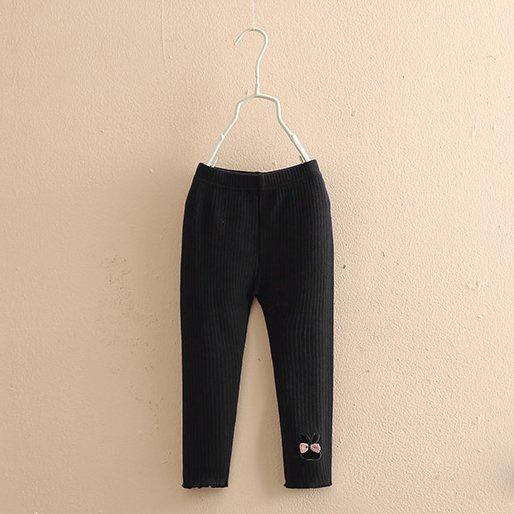 Quần legging cho bé gái thu đông size 6-45kg chất len tăm cao cấp - Quần legging len tăm thỏ