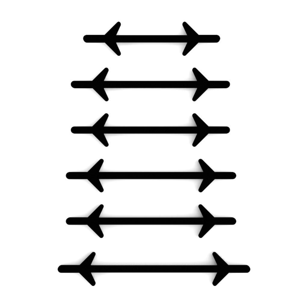 12pcs Lazy No Tie Shoelaces Elastic Silicone Shoe Laces For Running Sneaker