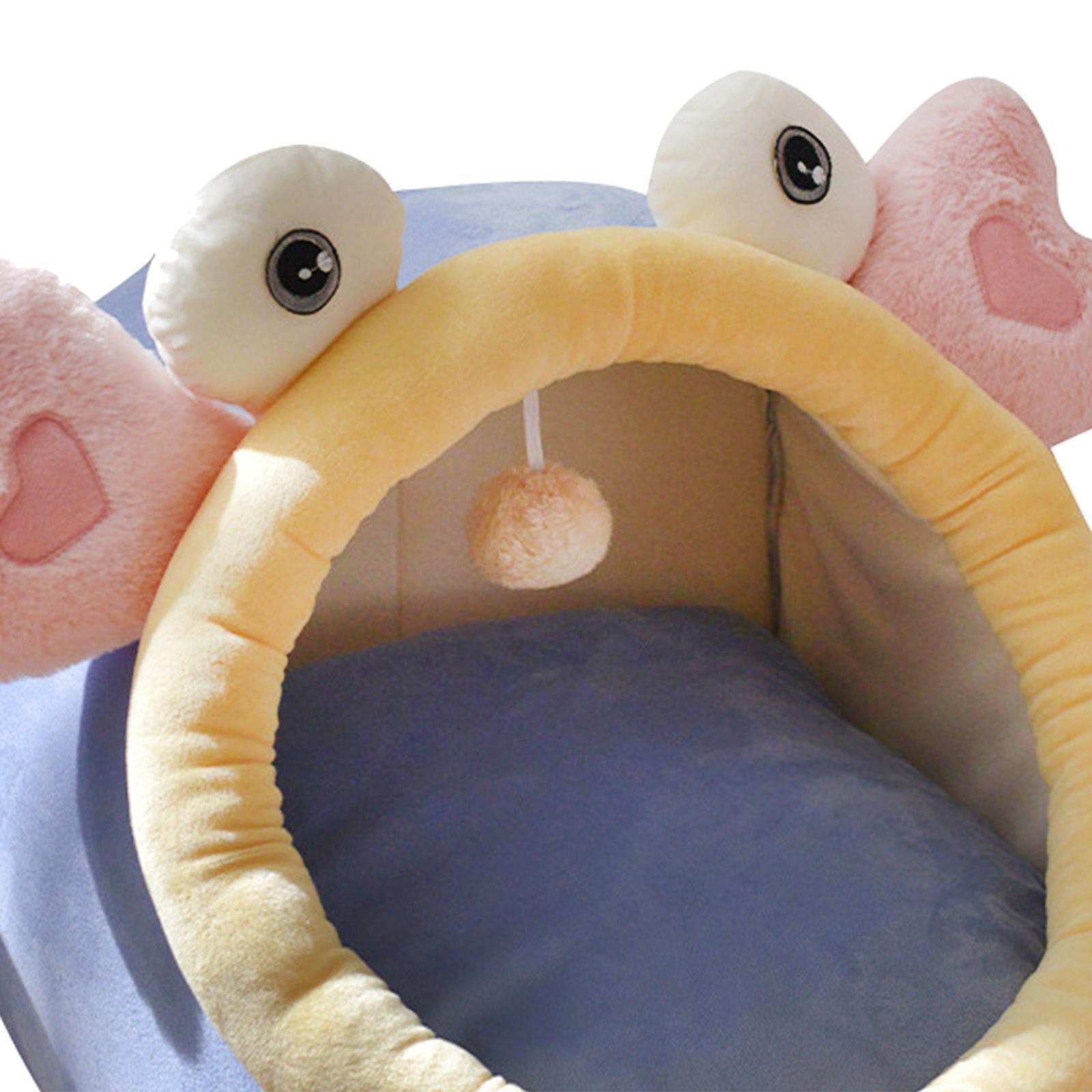 Small Dog Sleeping Bed Pet Cat House Nest Washable Winter Puppy Kennel Toy Supplies for Indoor Outdoor