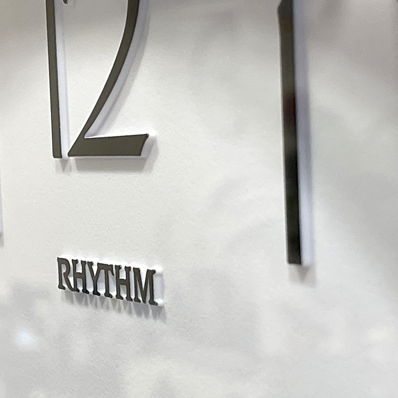 Đồng hồ treo tường Nhật Bản Rhythm CMG578NR06 – Kích Thước 32.0 x 4.0cm,770g, vỏ nhựa, Dùng PIN.