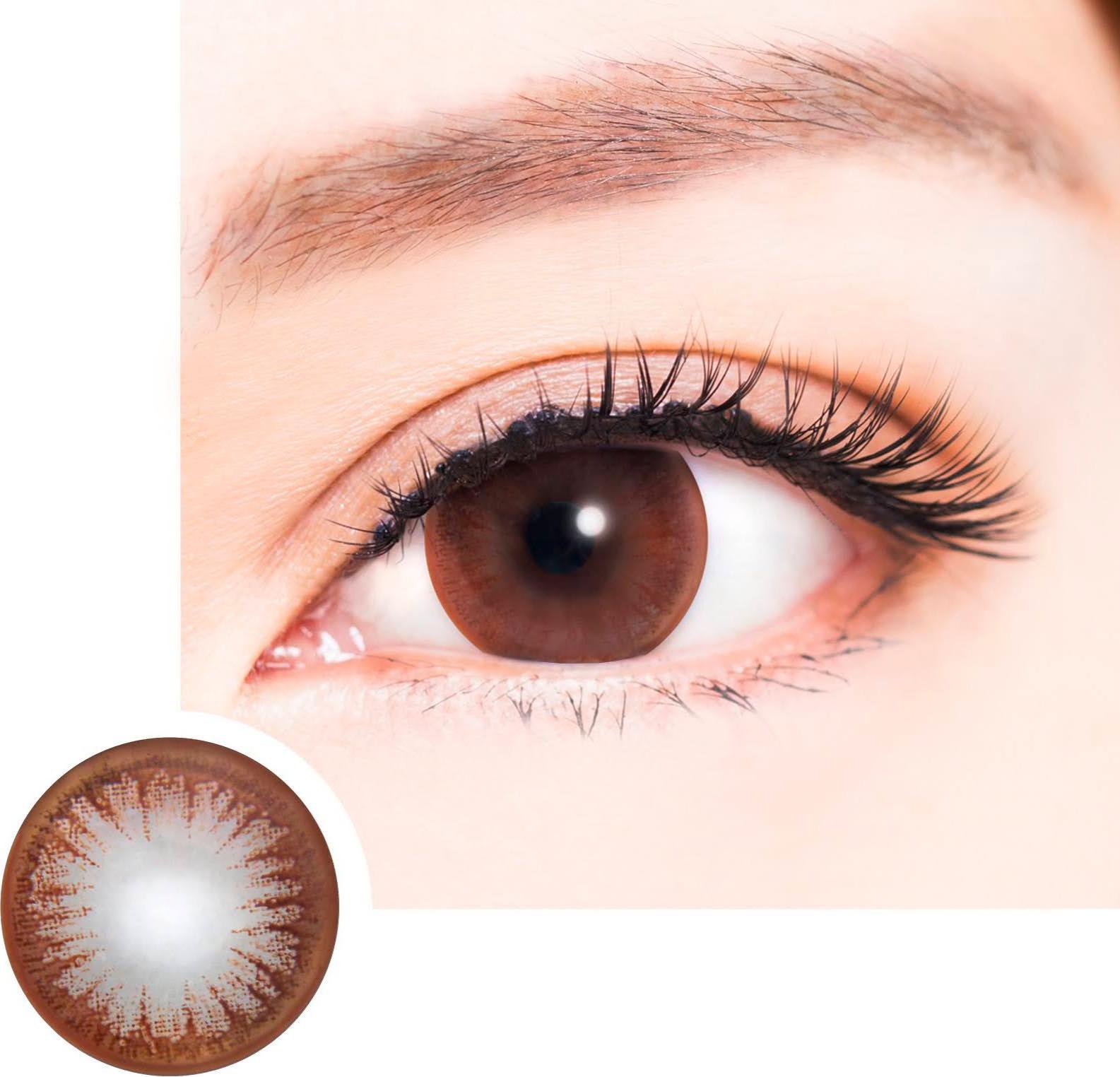 Kính Áp Tròng Australia Màu Nâu Medicolor 3 Tháng – Lens Màu Nâu