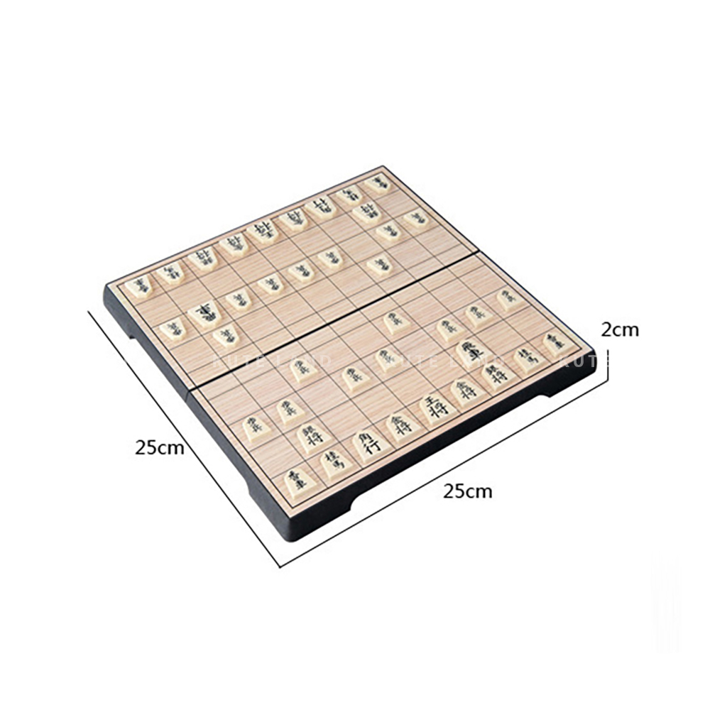 Bộ Cờ Tướng Shogi Nhật Bản UB 25x25 Cm Nam Châm Cao Cấp