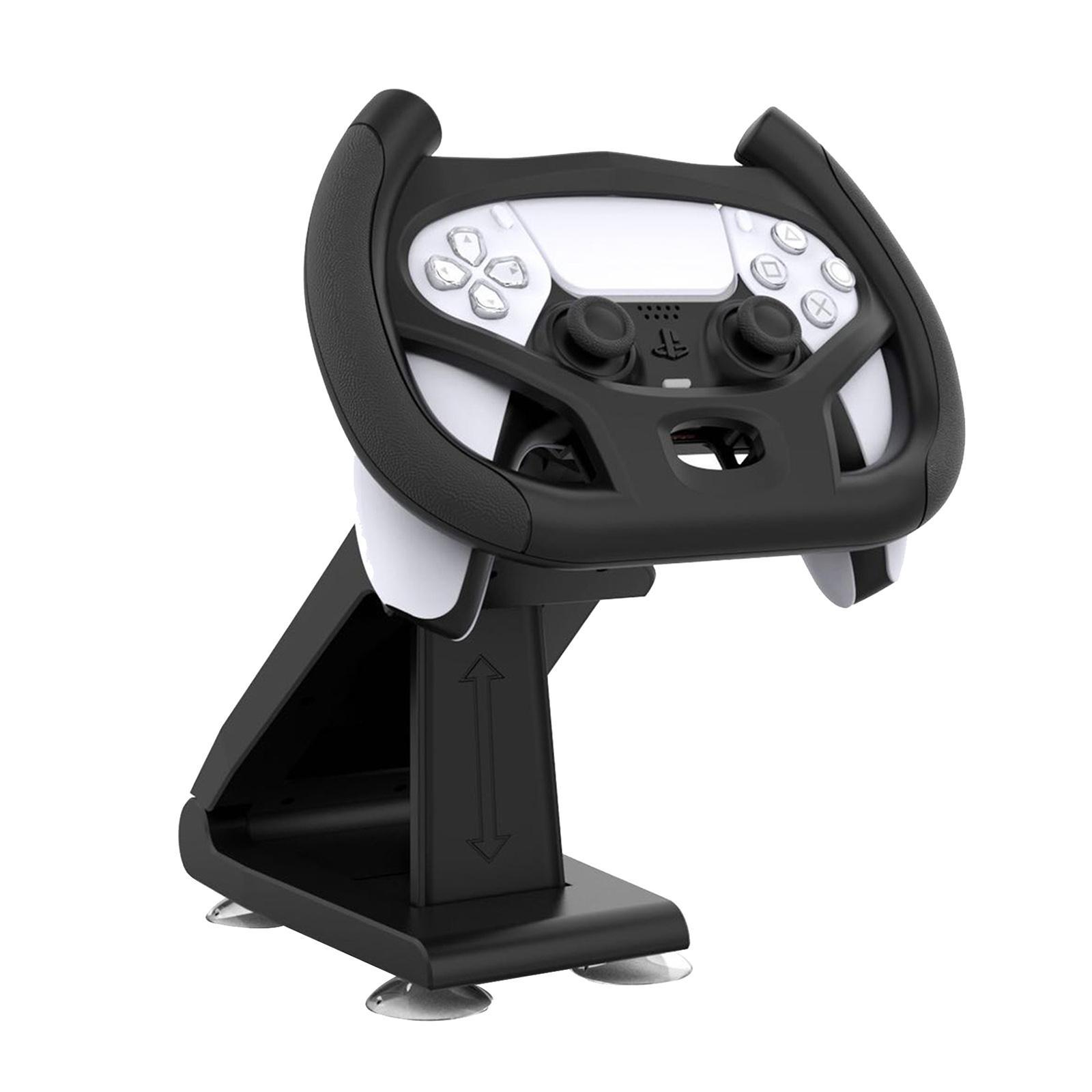 Steering Wheel Bracket Gamepad Plastic Professional for PS5 Children Game Lovers Teenager