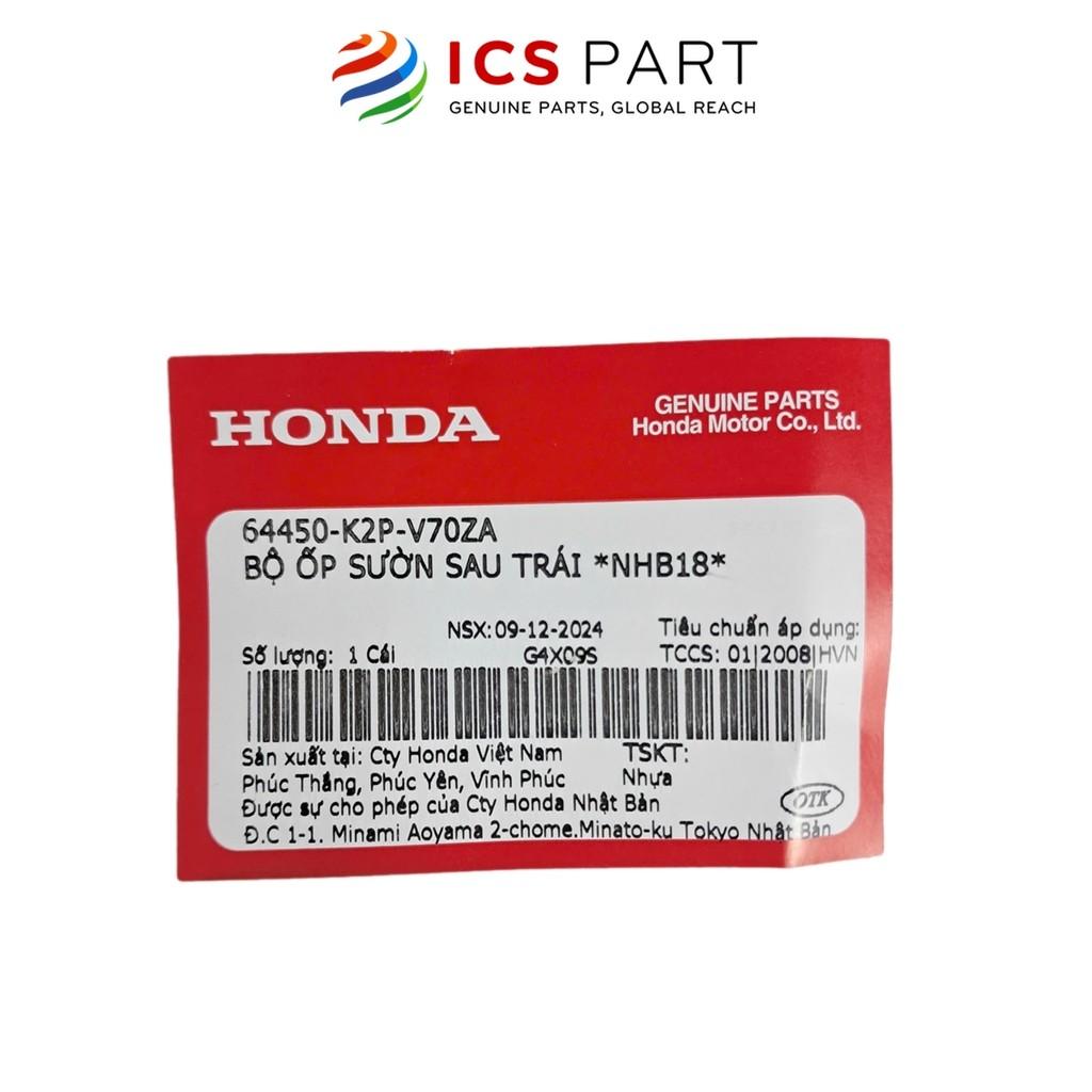 Bộ Ốp Sườn Sau Trái Nhb18 HONDA Winner X V3 2022+ Màu Bạc mờ (64450K2PV70ZA)