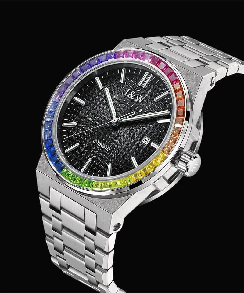 Đồng hồ nam chính hãng IW Carnival IW716G-5 ,Kính sapphire,chống xước,Chống nước30m,BH24 tháng,Máy điện tử(pin),dây da