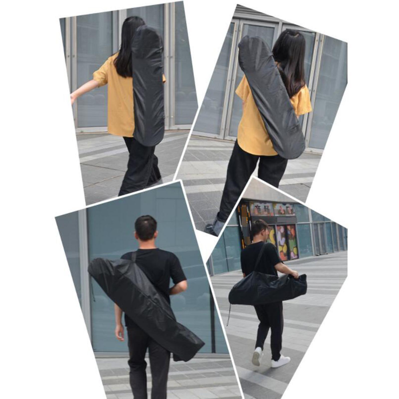 2xWaterproof Skateboard Bag Longboard Fish Skateboard Outdoor Cover 87x28cm