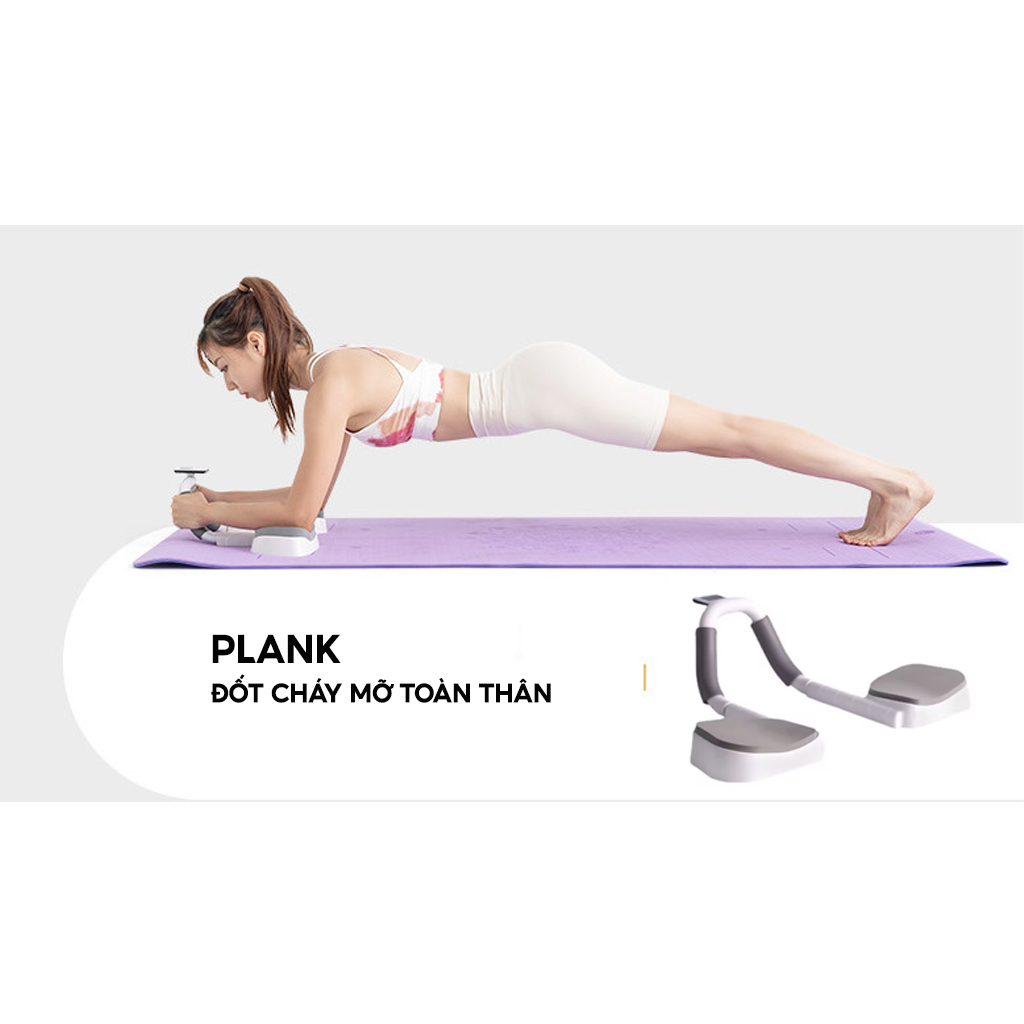 Dụng cụ plank - Dụng cụ tập plank cơ bụng Máy tập cơ bụng nâng cao công thái học hỗ trợ giảm mỡ bụng trainer gym tại nhà - Hàng chính hãng dododios