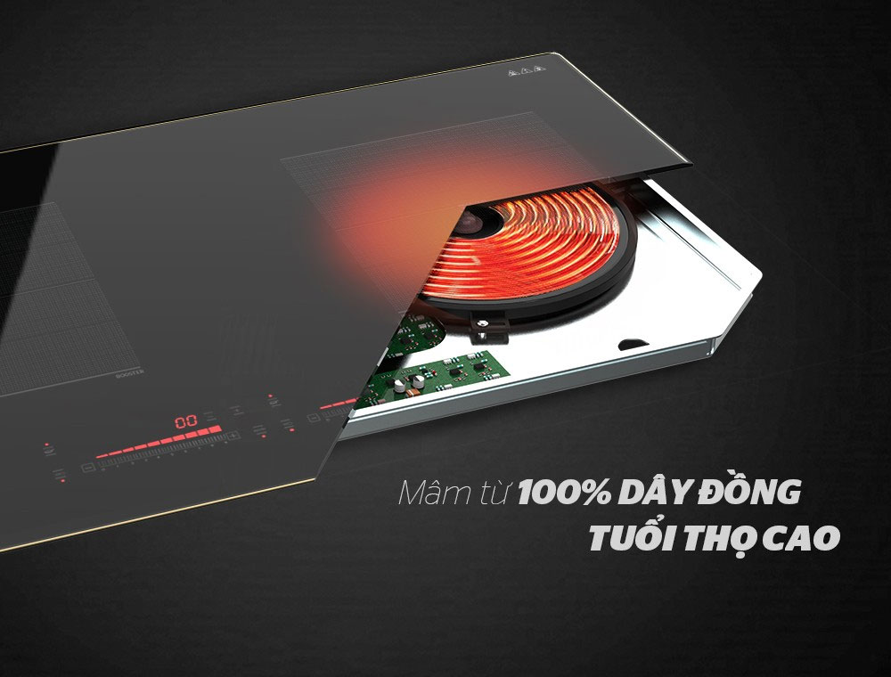 Bếp điện từ đôi Canaval CA9939 - Hàng nhập khẩu