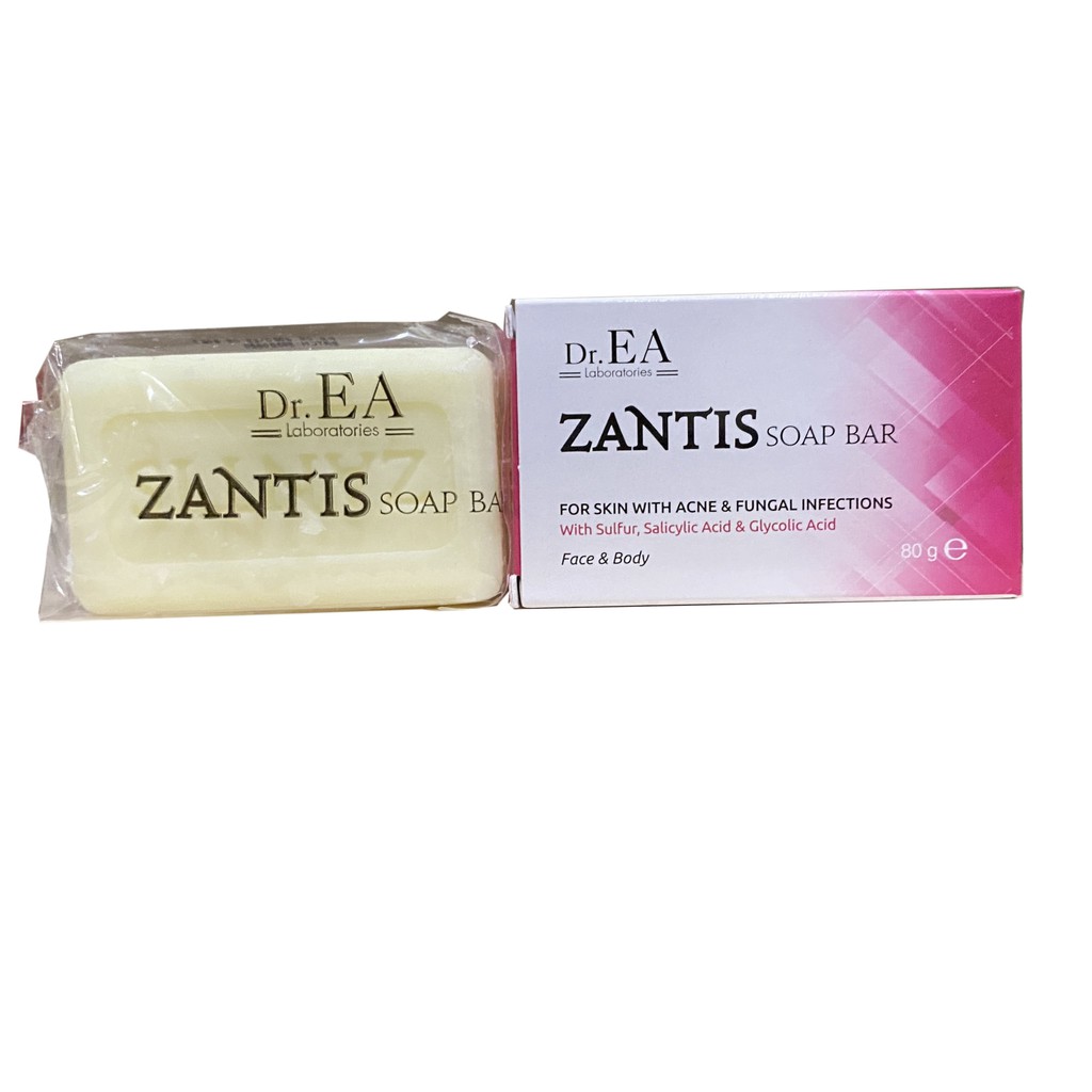 Zantis Soap Bar - Bánh xà phòng giảm mụn nấm và viêm nang lông