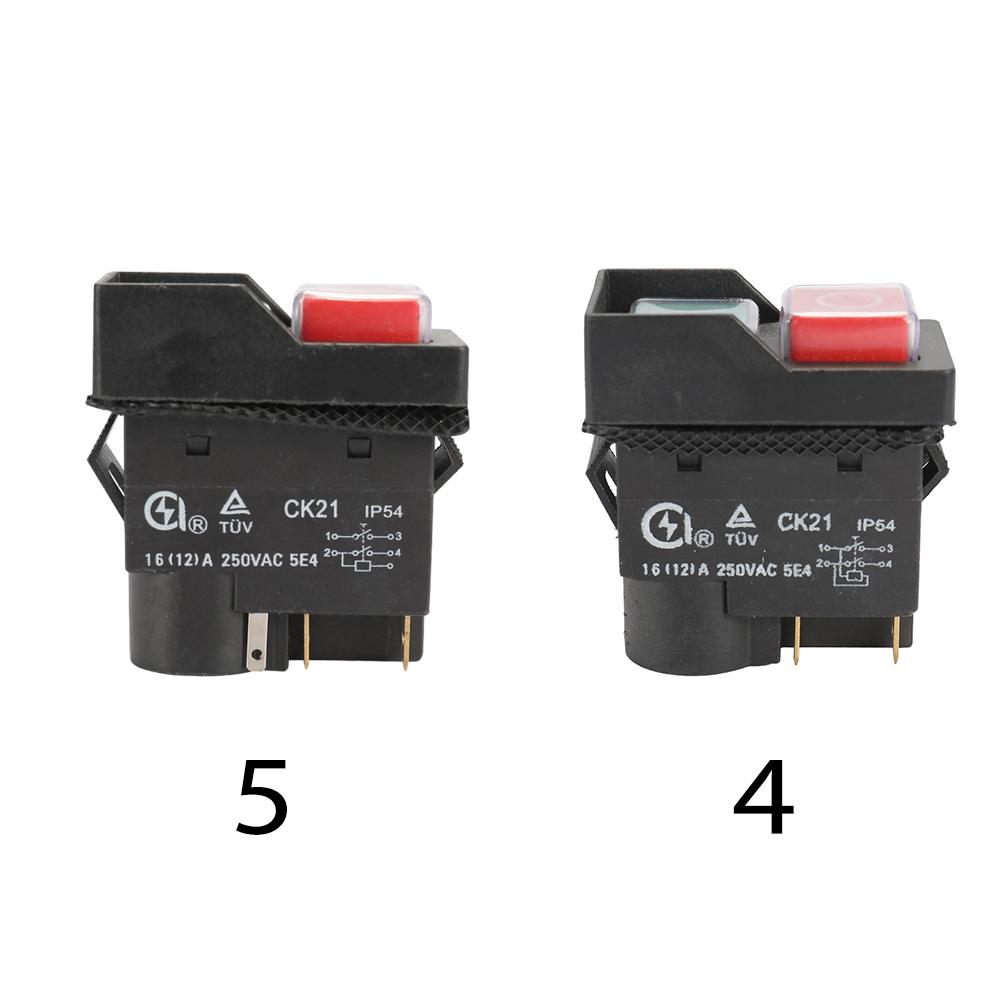 250-Voltage Universal CK21B/250V Safety Switch Emergency Stop S-afe Cut Off Killer Waterproof and Dustproof Switches