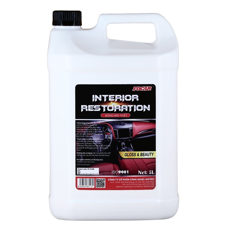 Dung dịch Bóng Nội Thất Focar Internor Restoration 5L