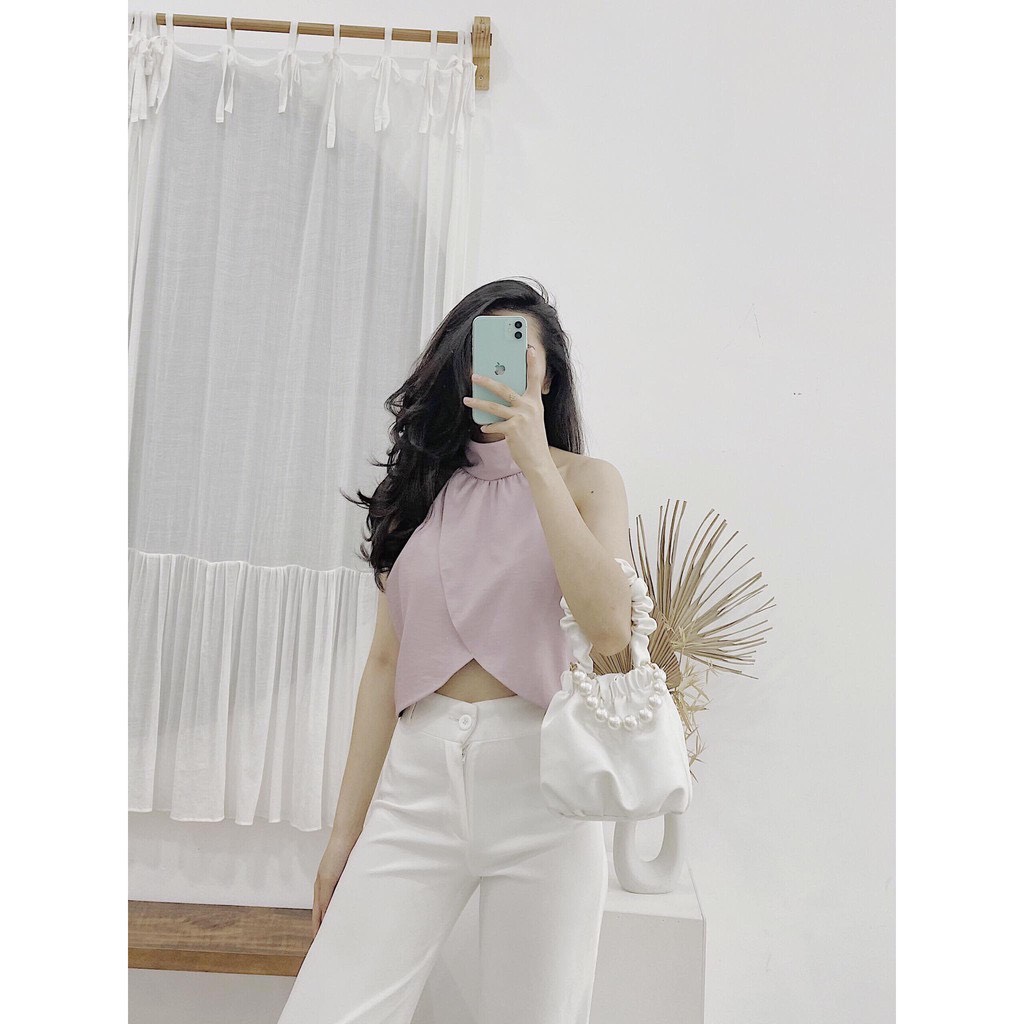 YU CHERRY | Áo nữ Turtleneck Collar Top YA358