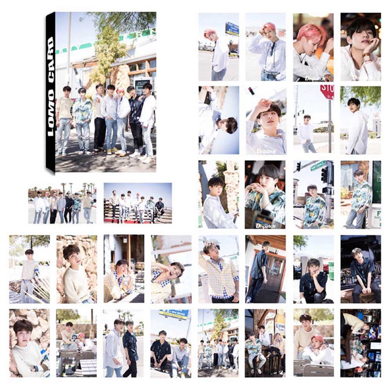 Bộ thẻ ảnh lomo card BTS