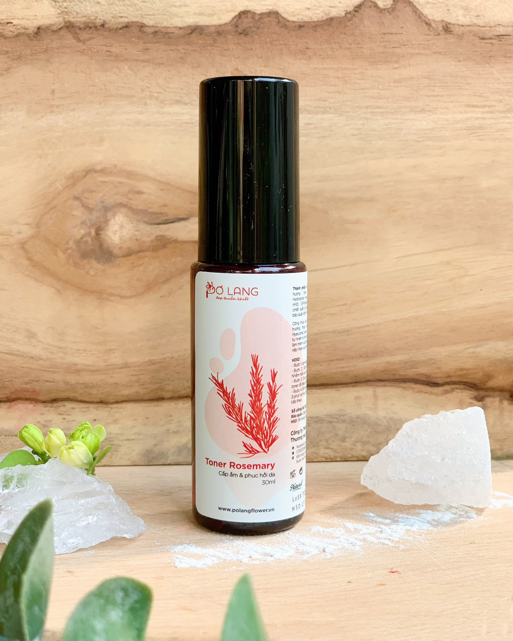 Toner Pơ Lang cấp ẩm và cân bằng da Hương Thảo 30ml