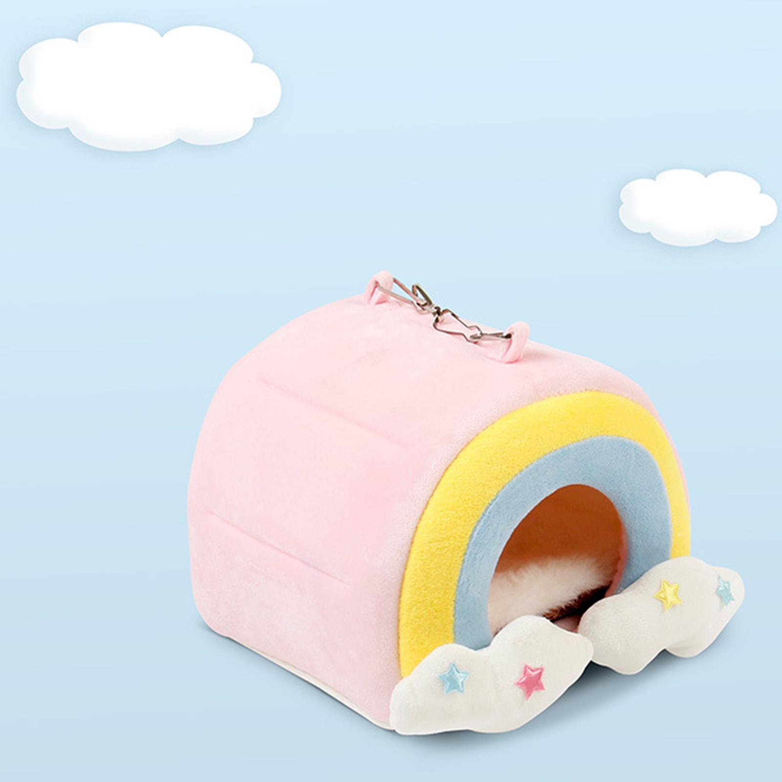 Small Animal Soft Warm Bed Pet Hammock Hamster Rat Guinea Pig House Nest Pad