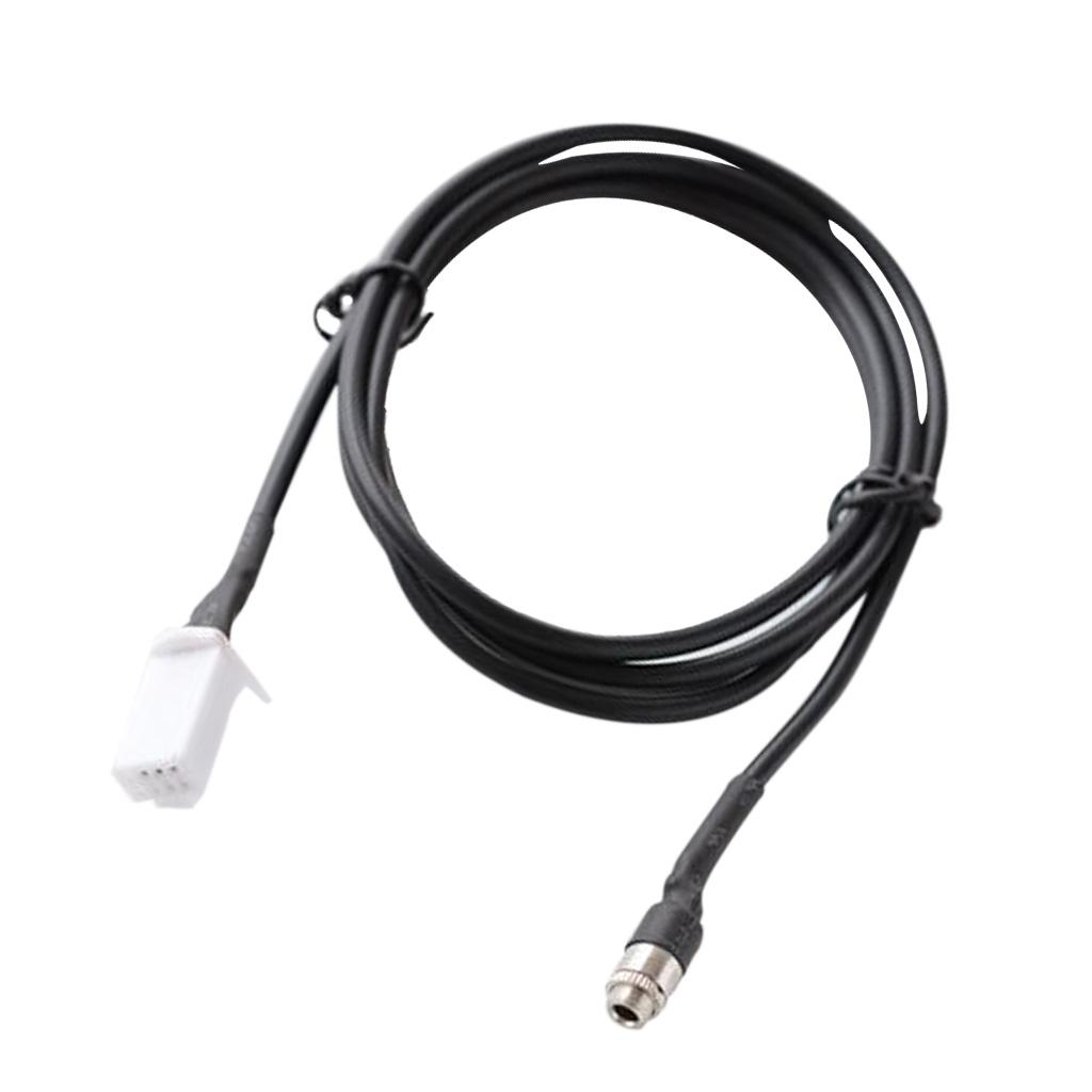 Car Audio 3.5mm Aux Jack 8 Pin Plug Adapter Cable