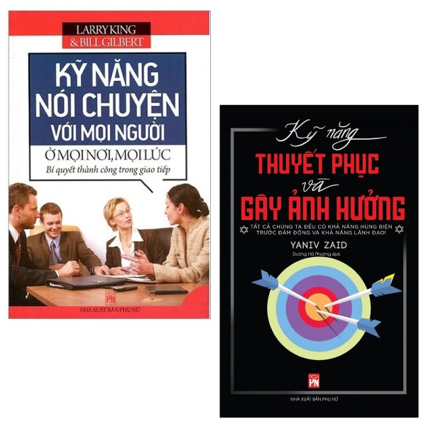 Combo Kỹ Năng Nói Chuyện Với Mọi Người Ở Mọi Nơi, Mọi Lúc + Kỹ Năng Thuyết Phục Và Gây Ảnh Hưởng (Bộ 2 Cuốn)