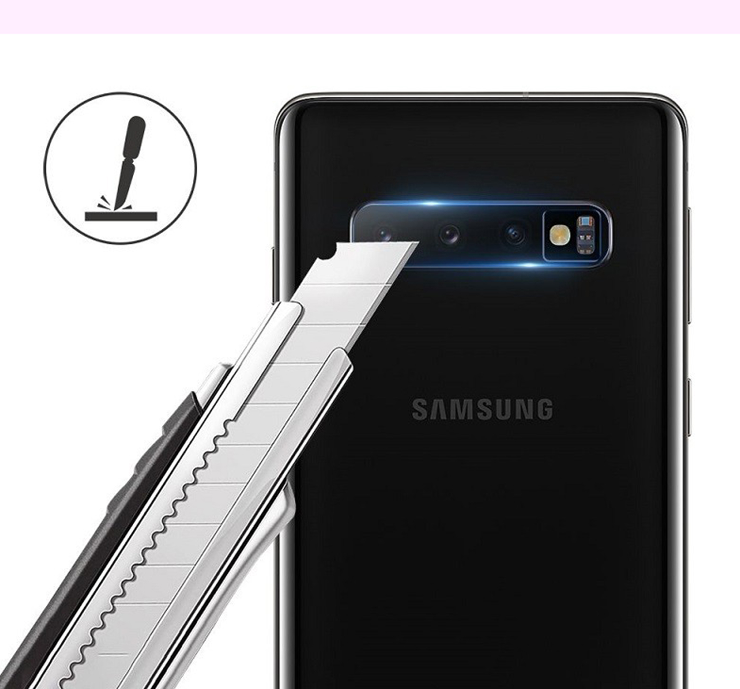 Kính cường lực bảo vệ mặt Camera sau cho Samsung Galaxy S10/S10 Plus