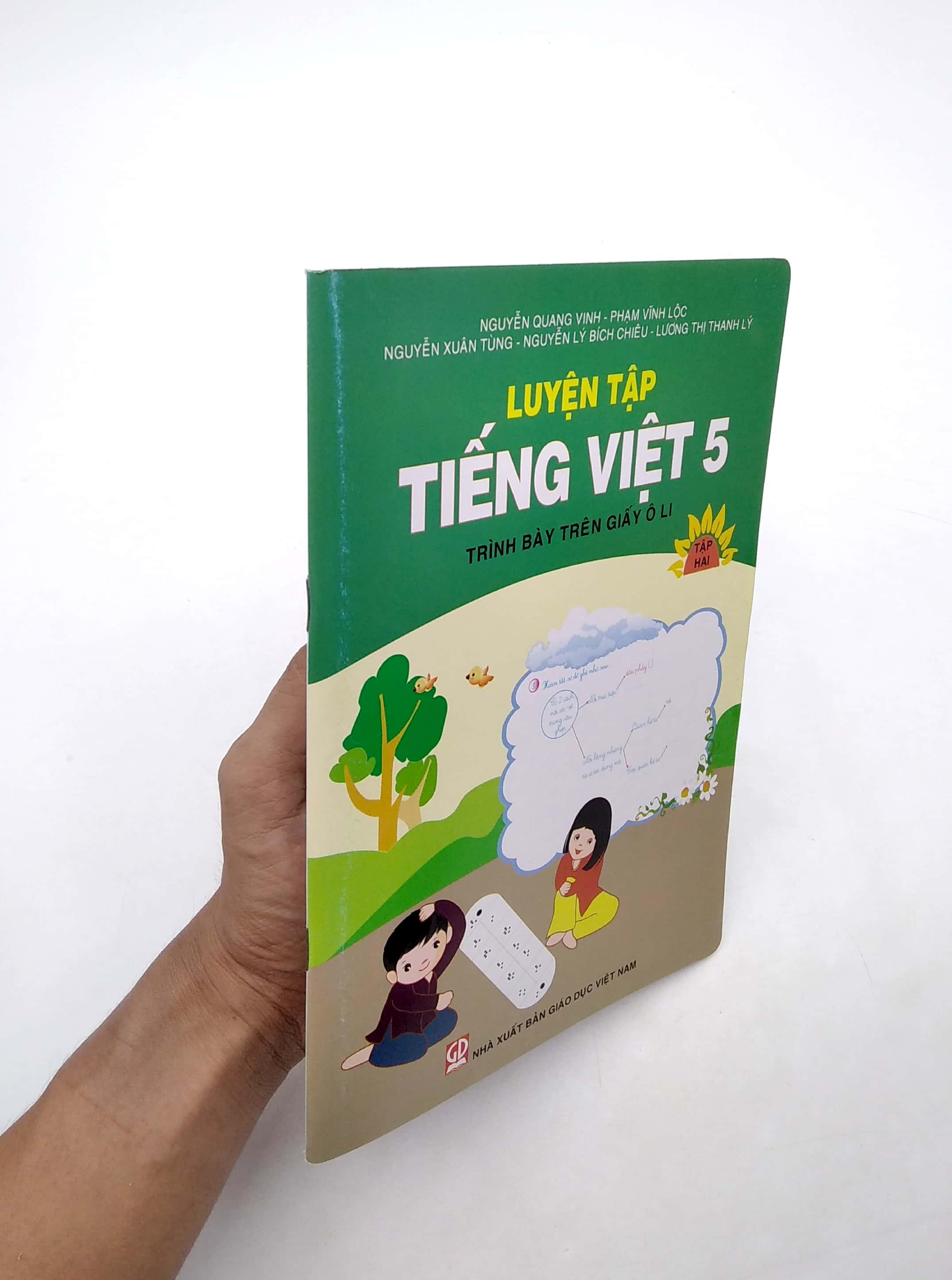 Luyện Tập Tiếng Việt 5 - Tập 2 (Trình Bày Trên Giấy Ôli)