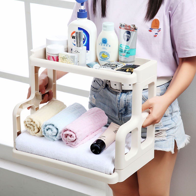 Kệ đựng gia vị 2 tầng - Kệ để đồ thông minh 2 tầng đa năng nhỏ gọn