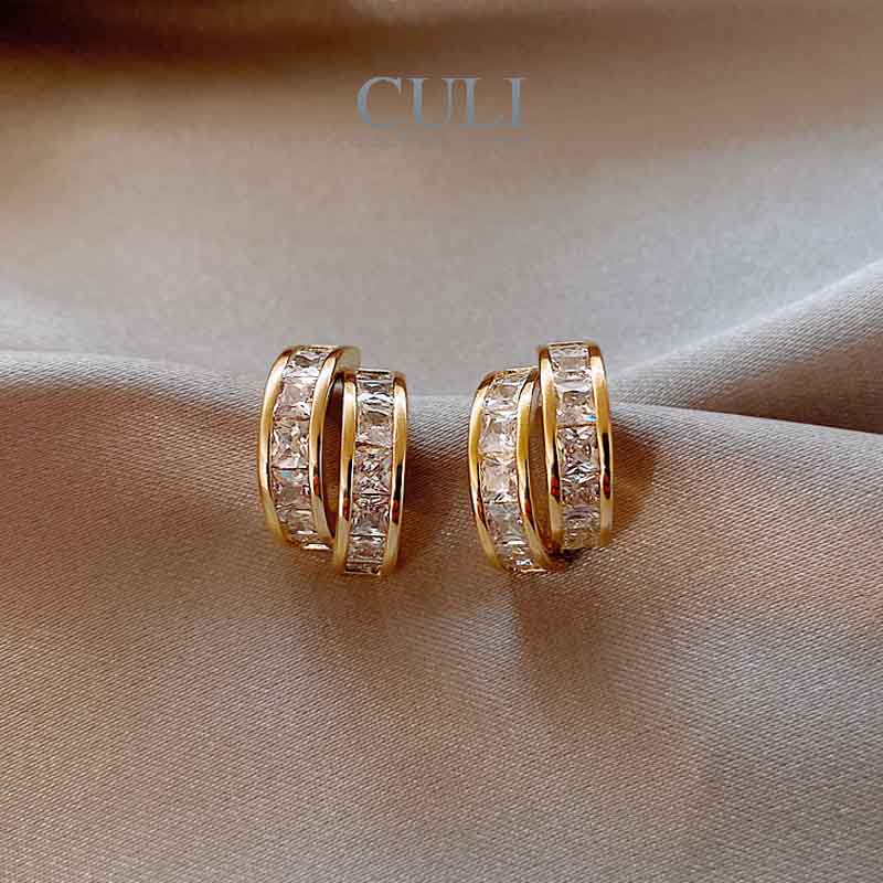 Khuyên tai, Bông tai thời trang HT688 - Culi accessories