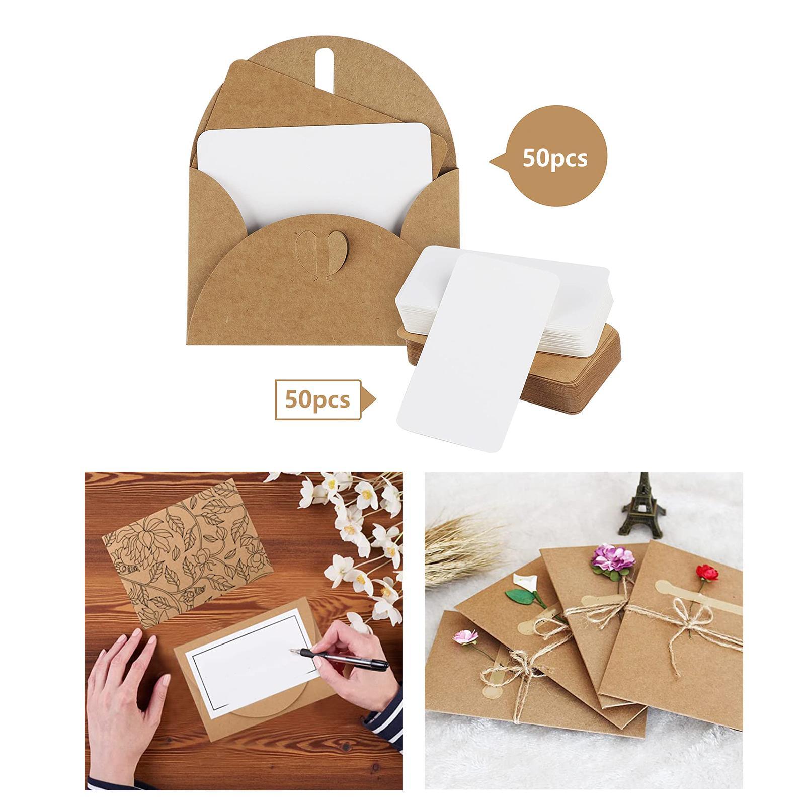 Blessing Letter with Blank Card DIY Accs for Festivals Anniversary 50x S