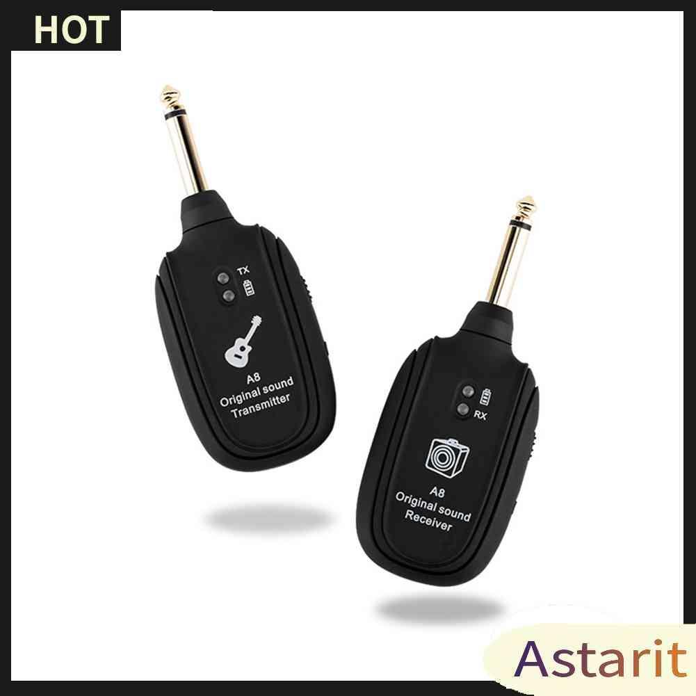 Bộ Nhận Tín Hiệu Âm Thanh Không Dây A8 UHF Cho Đàn Guitar Điện