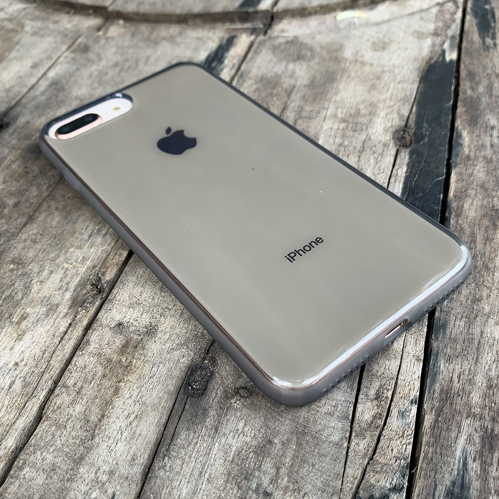 Ốp lưng dẻo cao cấp dành cho iPhone 7 Plus / iPhone 8 Plus - Màu đen mờ