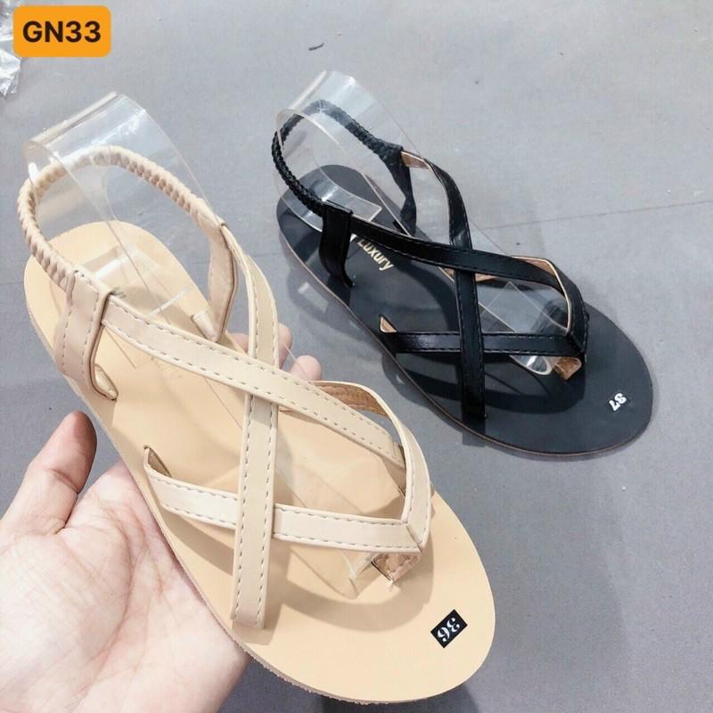 Giày sandal dây đan chéo chữ v SDV