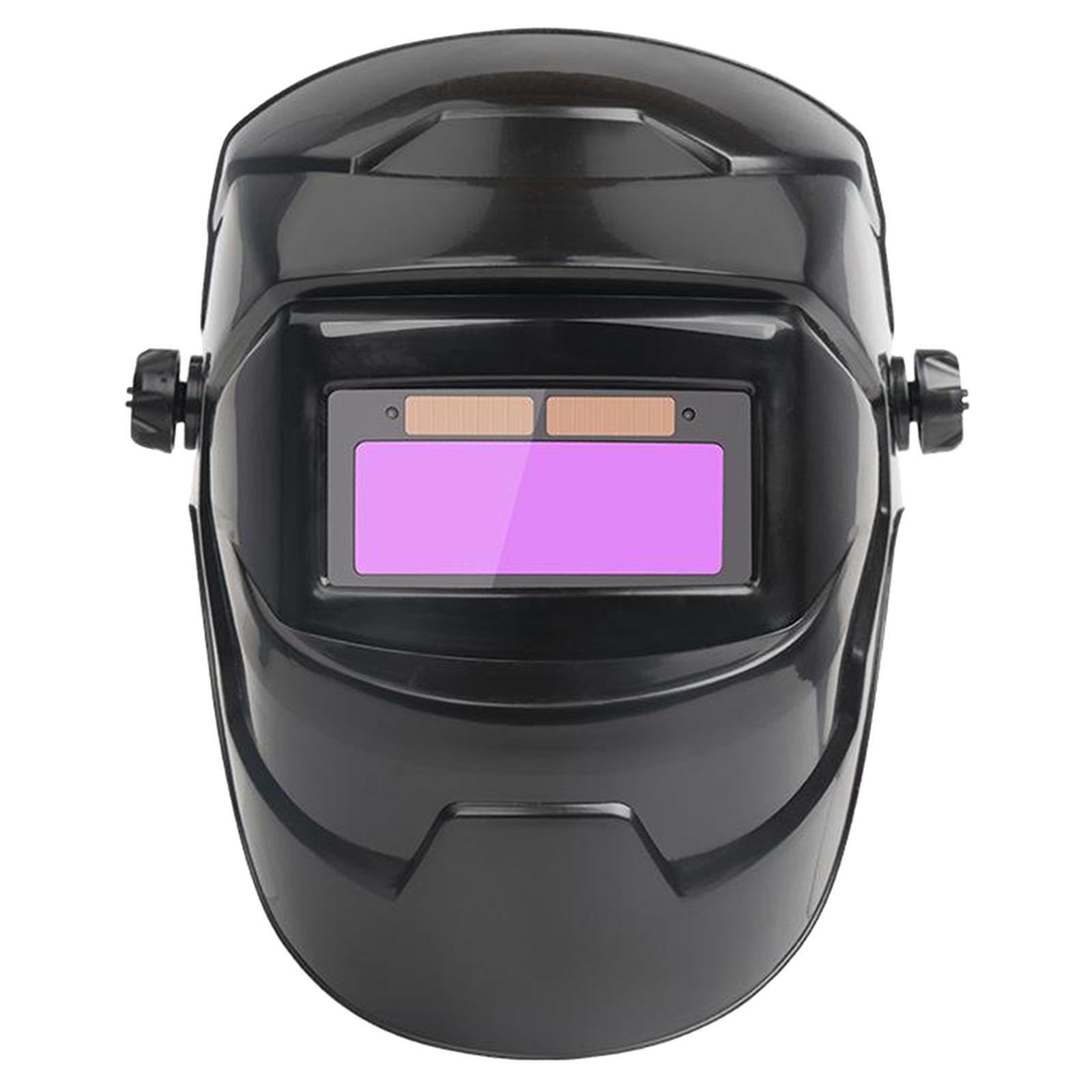 4x Solar Powered Welding Welder Adjustable Black