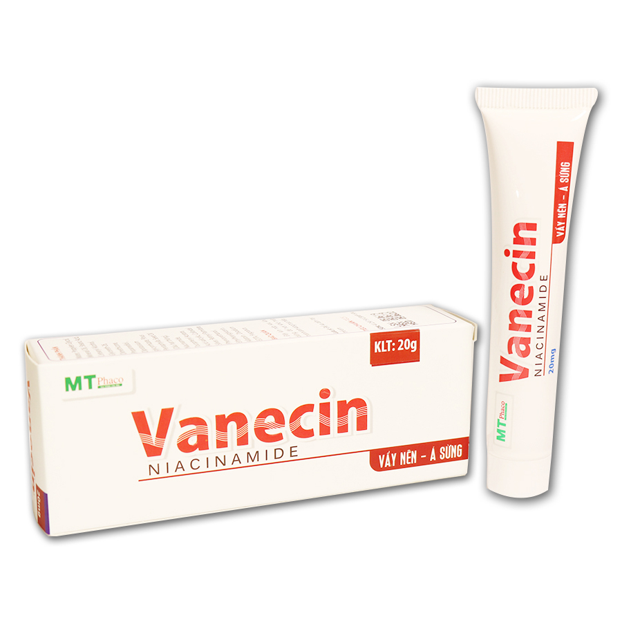 Kem bôi viêm da cơ địa, vảy nến, á sừng Vanecin 20g - Giảm ngứa rát, giảm sần sùi, tróc vảy