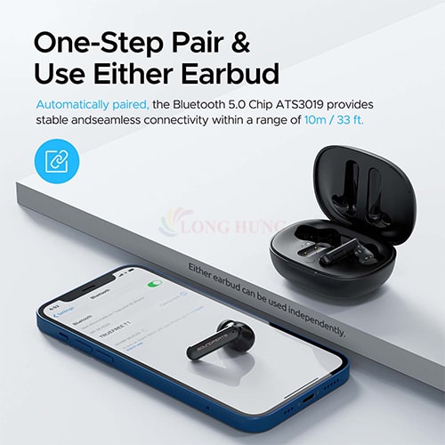 Tai nghe Bluetooth True Wireless Soundpeats Mac 2 - Hàng chính hãng