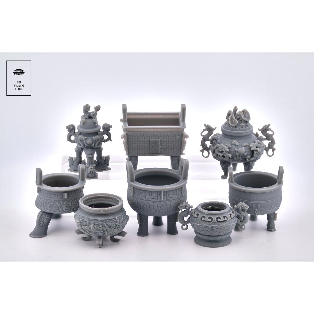 Mô Hình Lư Hương MINI - bán cạn - bể cá - hòn non bộ - terrarium - tinh xảo - chất lượng cao