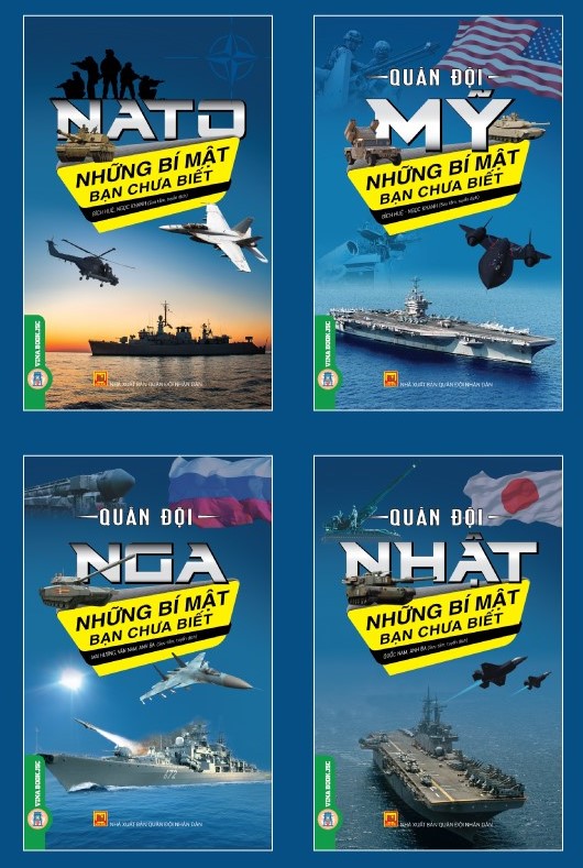 Combo 4 cuốn Quân Đội Mỹ - Nga - Nhật - Nato: Những Bí Mật Bạn Chưa Biết