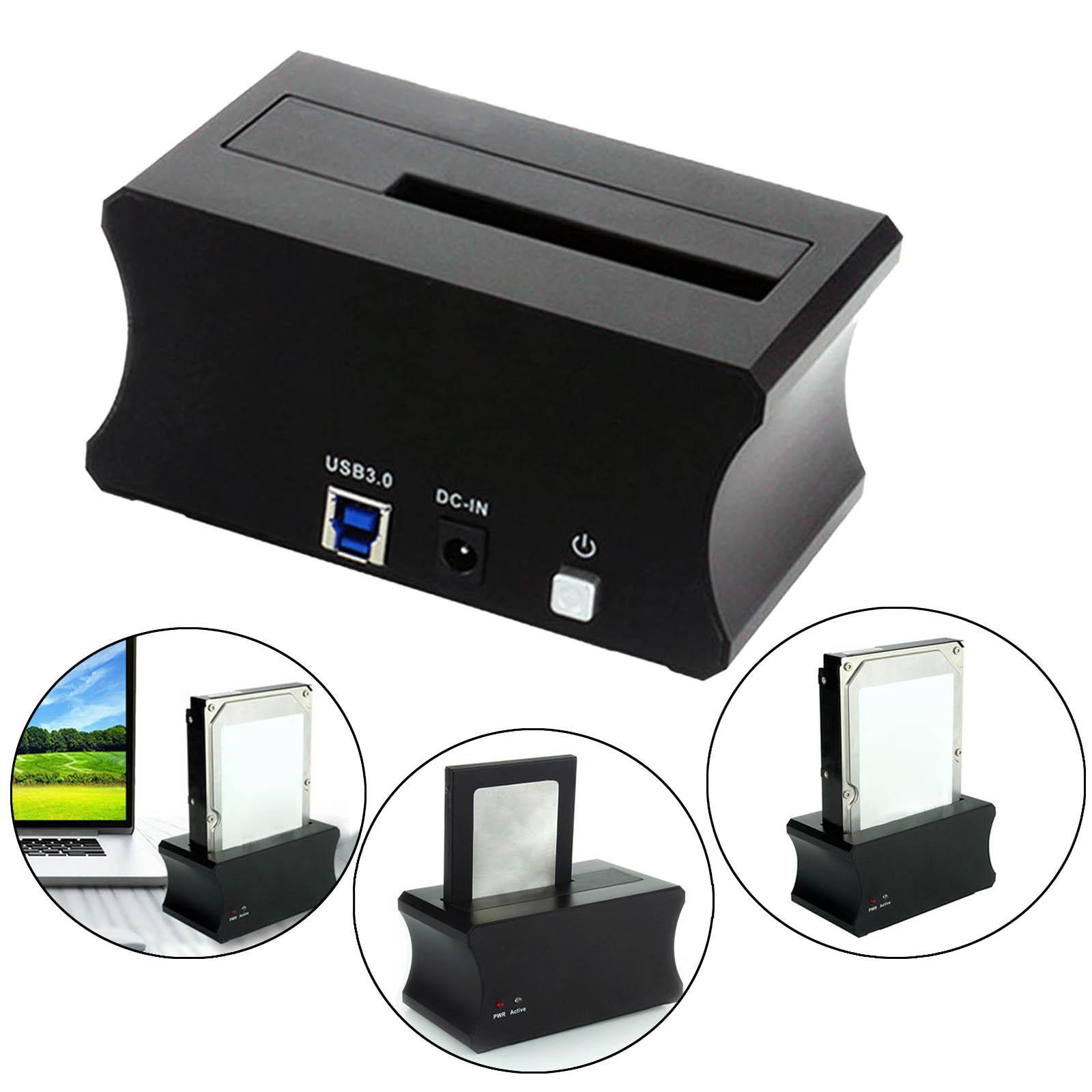 USB 3.0 to SATA Hard DrivesDocking Station Single Bay Aluminum Dock Box for 2.5" 3.5" SATA /HDD, Drives, Support 8 TB Docking Station US