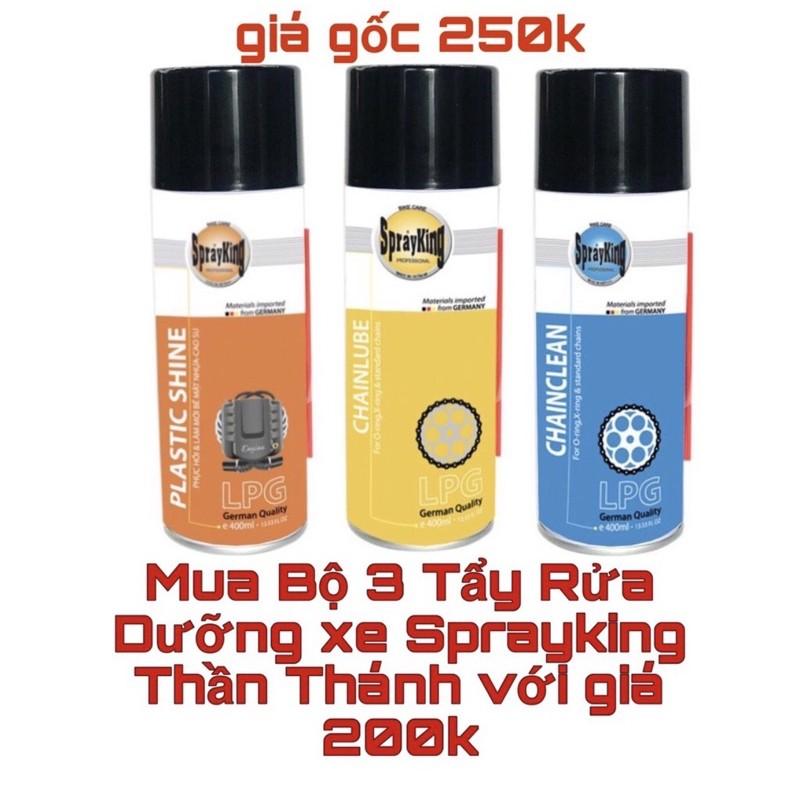 SPRAYKING BỘ 3 SIÊU TẨY RỬA DƯỠNG SÊN SIÊU ĐỈNH