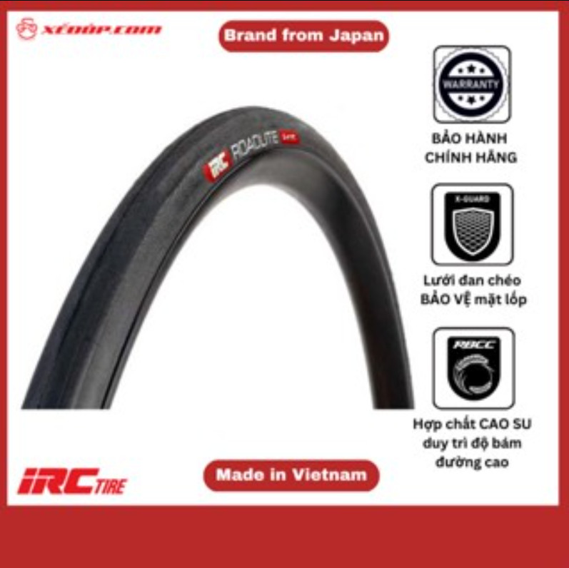 Lốp Xe Đạp Đua Nhật Bản ROADLITE X-GUARD Cỡ 700x23 | 700x25