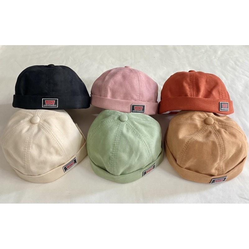 Nón bucket ulzzang không vành Retro Kyubi thêu chữ nhiều màu phong cách Hàn Quốc - Mũ Ulzzang Kyubi