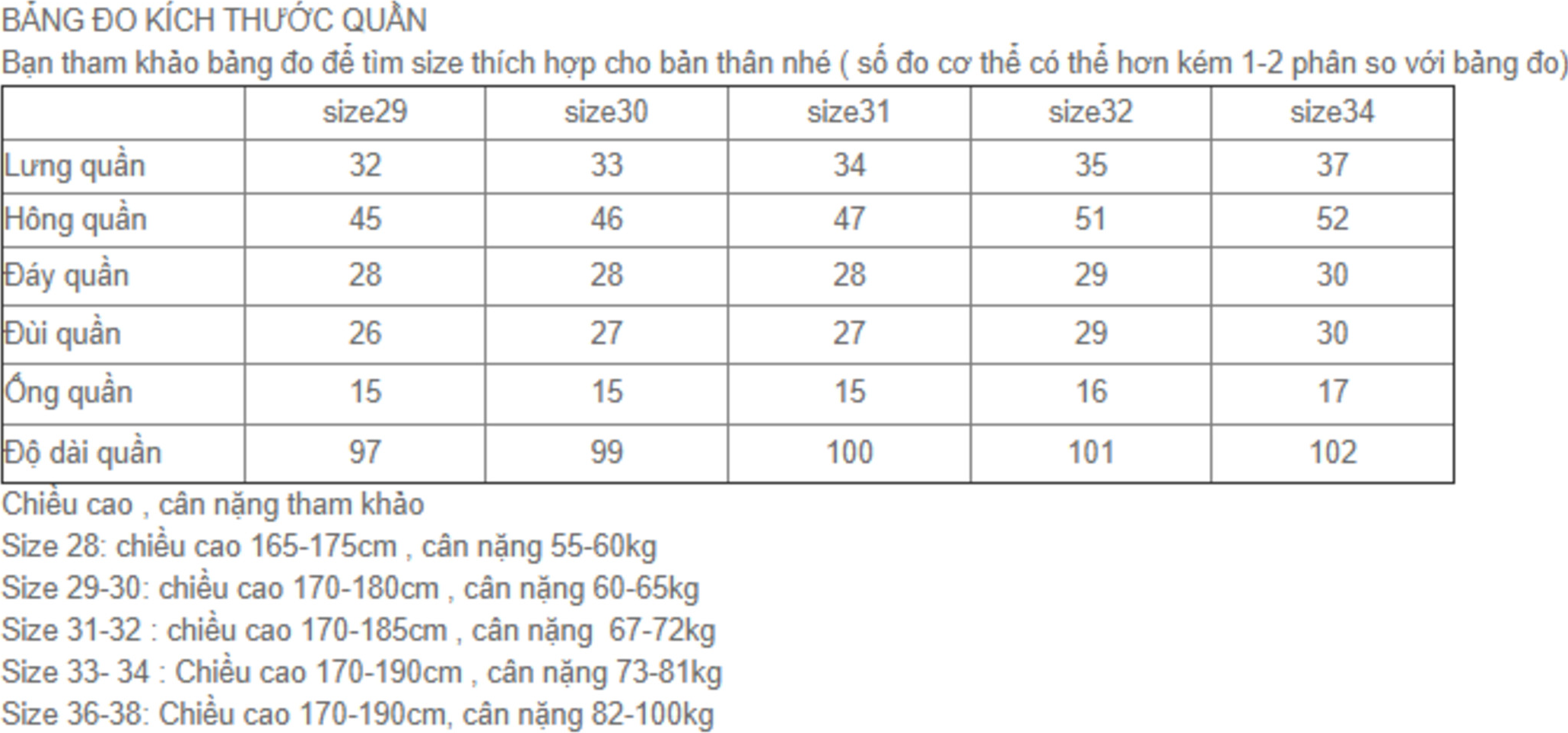 Quần thun thiết kế đơn giản đầy phong cách